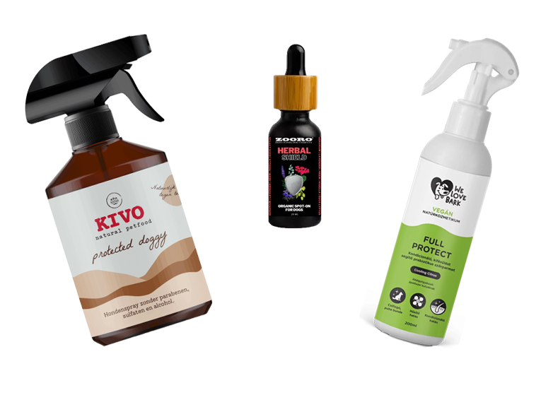 We Love Bark Full protect és KIVO Protected Doggy spray kiegészítő védelem kullancsok, szúnyogok és bolhák ellen