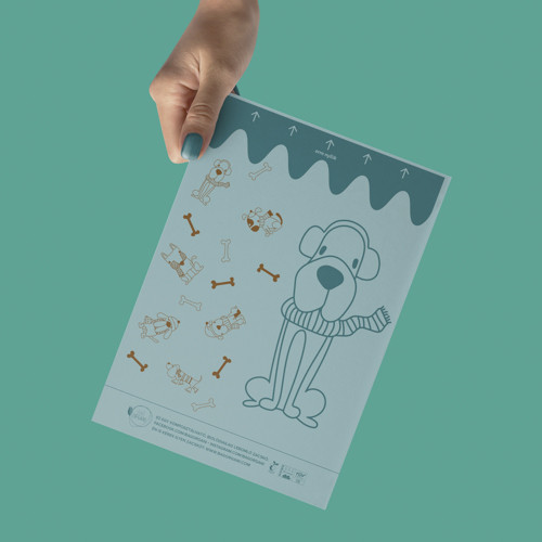 Bagorgani kakizacskó - DOBOZ (315db) - Mint zöld lebomló kutyaürülék zacskó