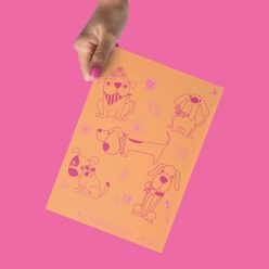 Bagorgani kakizacskó - DOBOZ (315db) - Narancssárga lebomló kutyaürülék zacskó