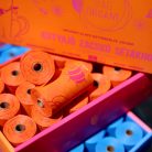 Bagorgani kakizacskó - DOBOZ (315db) - Narancssárga lebomló kutyaürülék zacskó