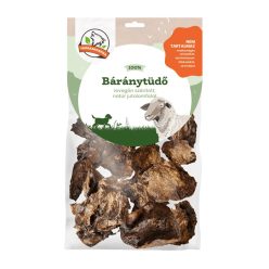 Farkaskonyha szárított báránytüdő darabok visszazárható zacskóban kutyáknak és macskáknak