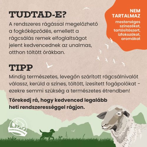 Farkaskonyha szárított báránytüdő darabok visszazárható zacskóban kutyáknak és macskáknak