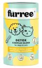 Fürree Detox Complex 100g – természetes méregtelenítő és májvédő por kutyáknak és macskáknak, visszazárható henger alakú papír dobozban