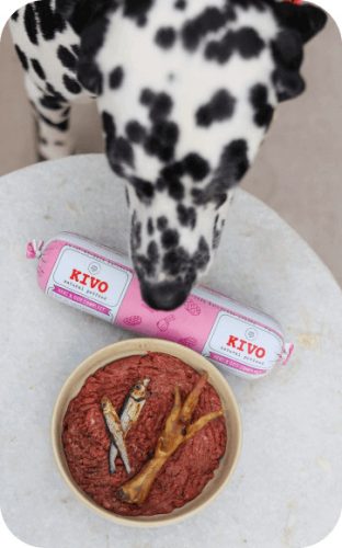 Kivo - Szarvas és kecske menü, 500g természetes BARF menü kutyáknak
