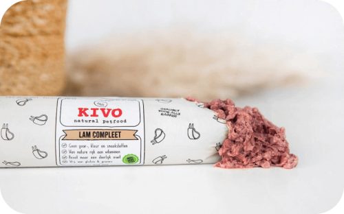 Kivo - Bárány menü, 500g természetes BARF menü kutyáknak