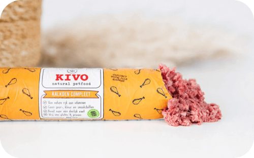 Kivo - Pulyka menü, 500g természetes BARF menü kutyáknak