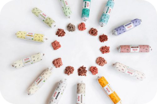 Kivo - Pulyka menü, 500g természetes BARF menü kutyáknak