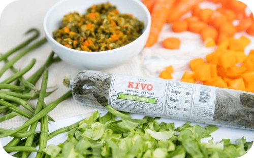 Kivo - Zöldség mix, 250g BARF zöldség kutyáknak