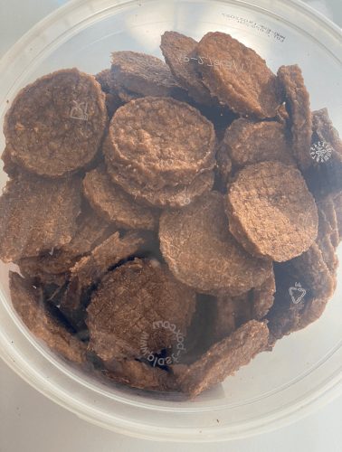 Sanadog - Lóhús burger tréningfalatok, 1kg - természetes jutalomfalatok kutyáknak és macskáknak