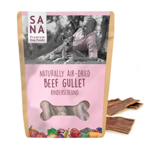 Sanadog szárított marhahús csíkok, 350g - természetes snack kutyáknak