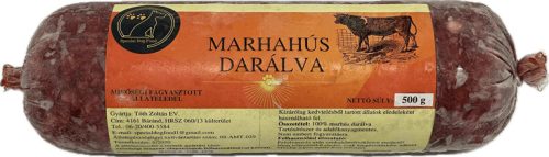 Special Dog Food - Marhahús darálva, 500g BARF kutyáknak és macskáknak