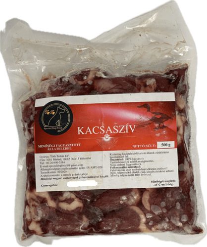 Special Dog Food - Fagyasztott  - Kacsaszív, 500g