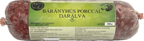 Special Dog Food - Bárányhús porccal darálva, 500g BARF kutyáknak és macskáknak