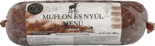 Special Dog Food - Fagyasztott  - Muflon és nyúl menü, 500g