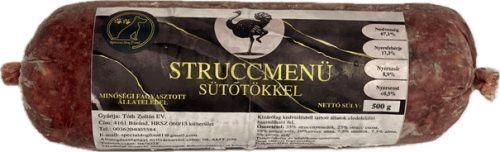 Special Dog Food egyfehérjés strucc BARF menü sütőtökkel 500g-os kiszerelésben