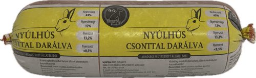 Special Dog Food - Nyúlhús csonttal darálva, 500g BARF kutyáknak és macskáknak
