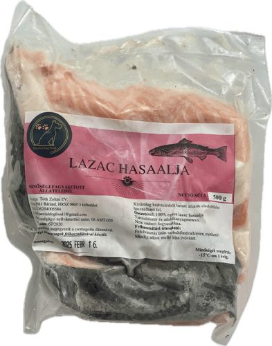 Special Dog Food Egész lazac hasalja, 500g-os zacskós kiszerelésben