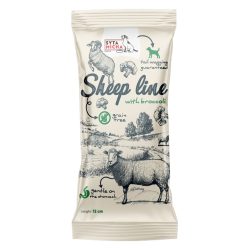 Syta Micha rágócsont báránnyal, brokkolival, tőzegáfonyával és kurkumával, 12cm – természetes fogtisztító snack kutyáknak