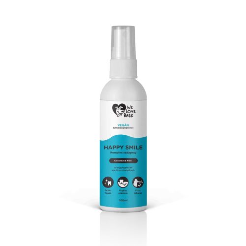 We Love Bark - Happy Smile prebiotikus komplex szájspray kutyáknak, 100ml