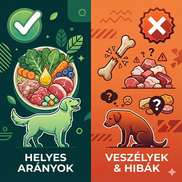 A BARF etetés leggyakoribb hibái: Mit rontanak el a legtöbben?