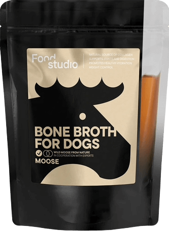 Food Studio jávorszarvas csontleves kutyáknak, 230ml - természetes és tápláló kiegészítő BARF, főtt vagy tápos étrendhez